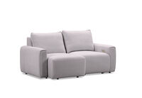 MIKAELA - 2 Seater with Sliding Electric Chaise MIKAELA