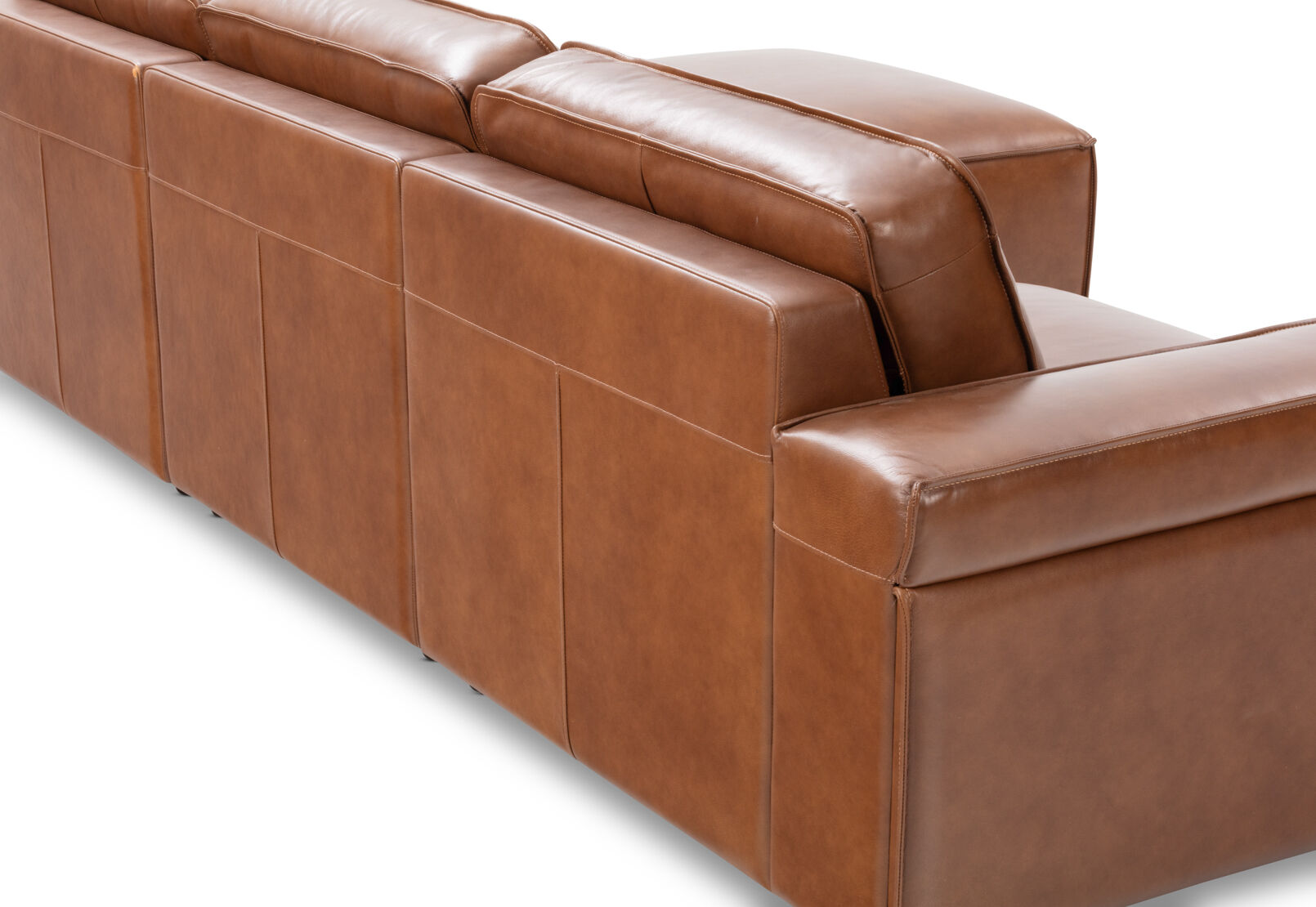 BARTELLE LEATHER - 3.5 Seater Sofa with Ottoman BARTELLE LEATHER