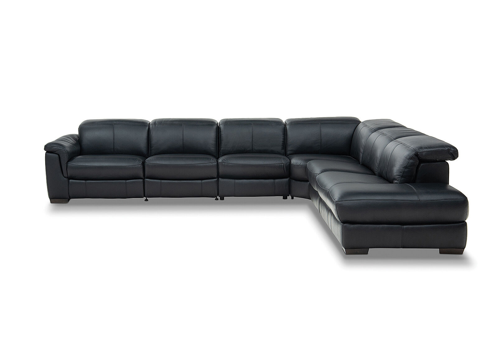 Luciano Corner Lounge with 3 Electric Recliners Amart