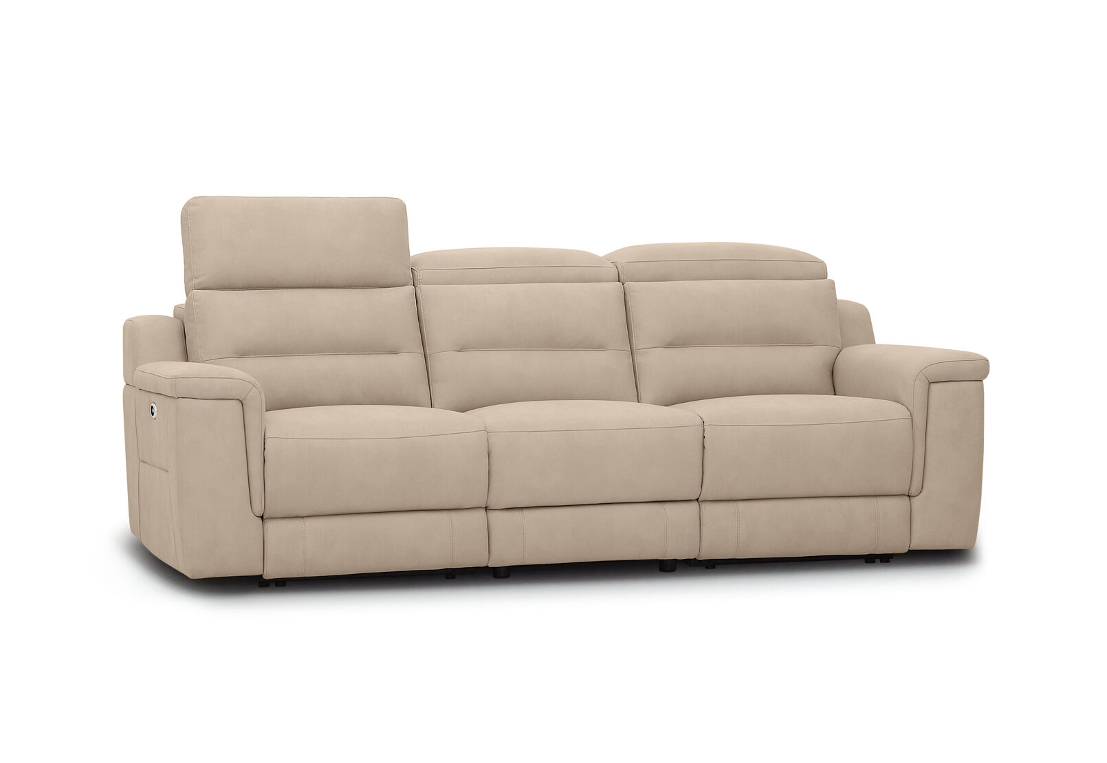 JEFFRIES FABRIC - 3 Seater Electric Recliners JEFFRIES FABRIC
