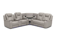 SENTINAL MK2 LEATHER - 4 Piece Corner with LHF Console SENTINAL MK2 LEATHER
