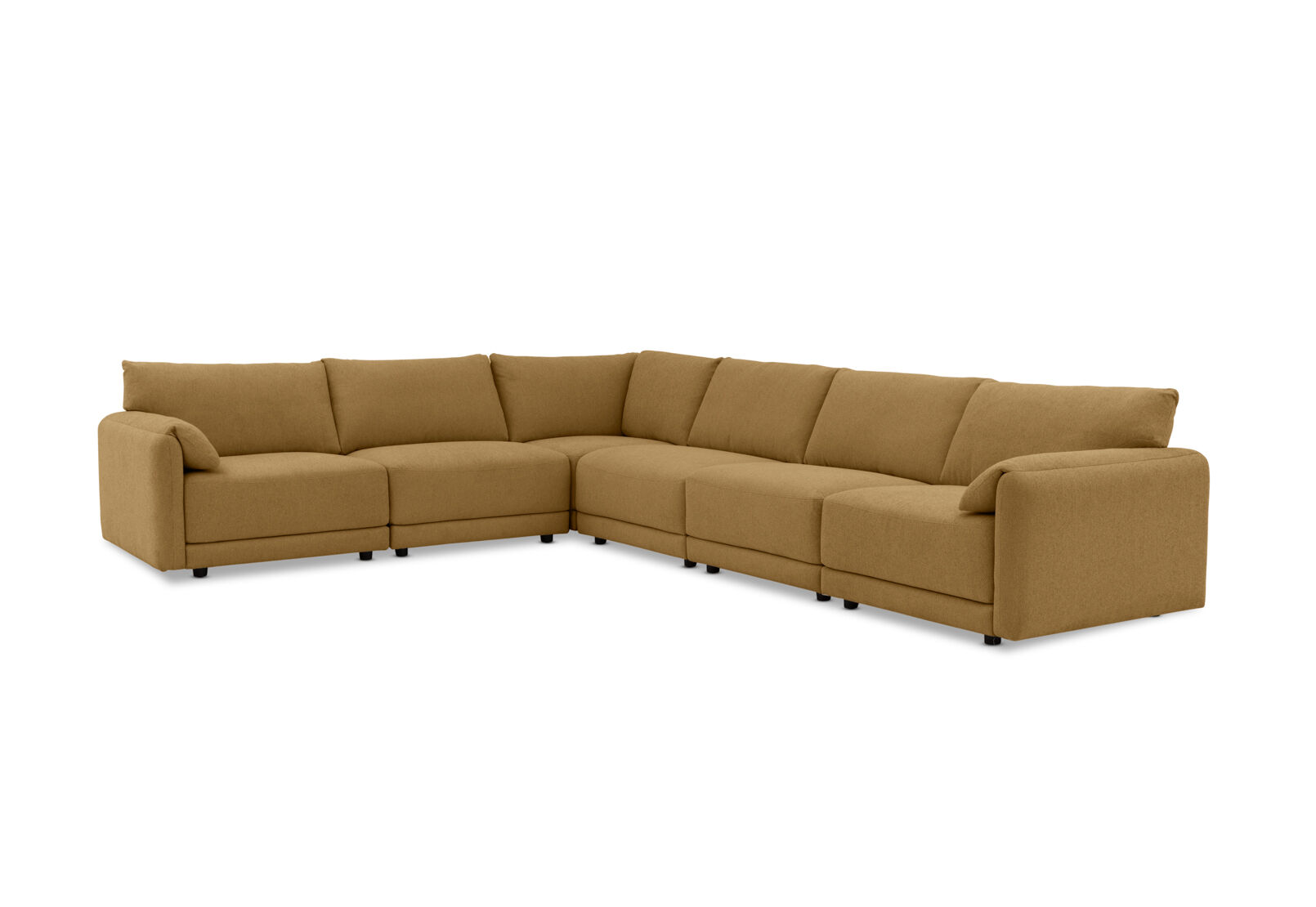 VARLEY FABRIC - 6 Seater Corner Lounge Setting. VARLEY FABRIC