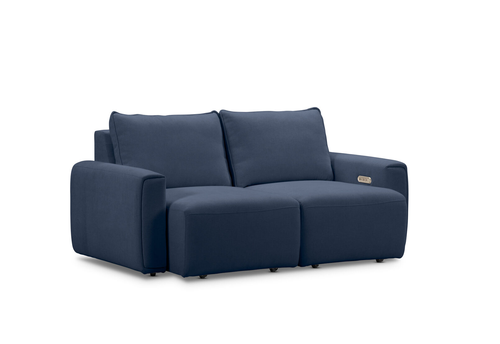 MIKAELA - 2 Seater with Sliding Electric Chaise MIKAELA