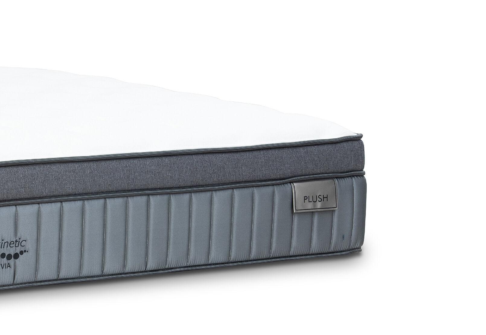 WHITE/GREY OCTAVIA PLUSH King Mattress