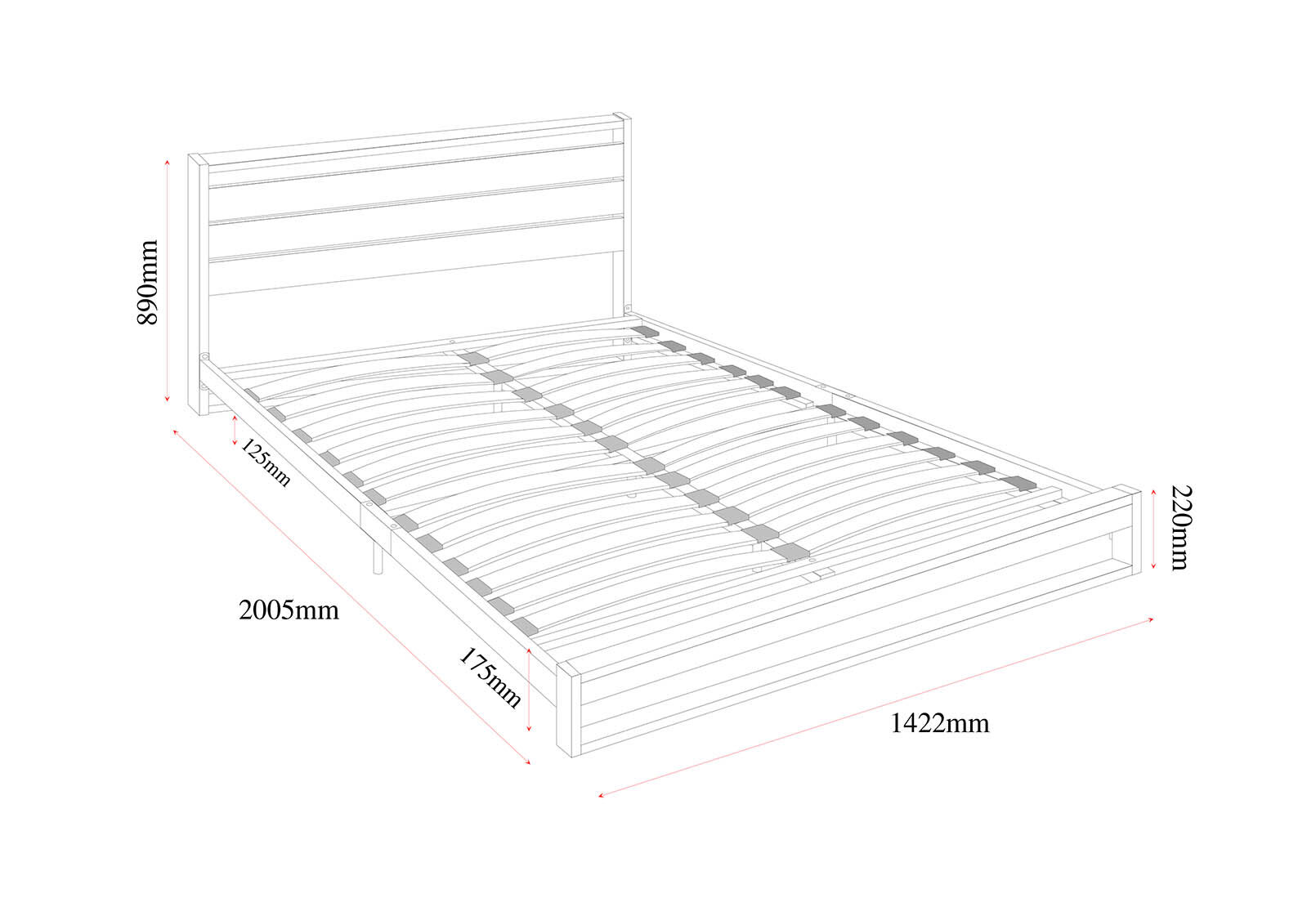 MARCEL - Double Bed MARCEL