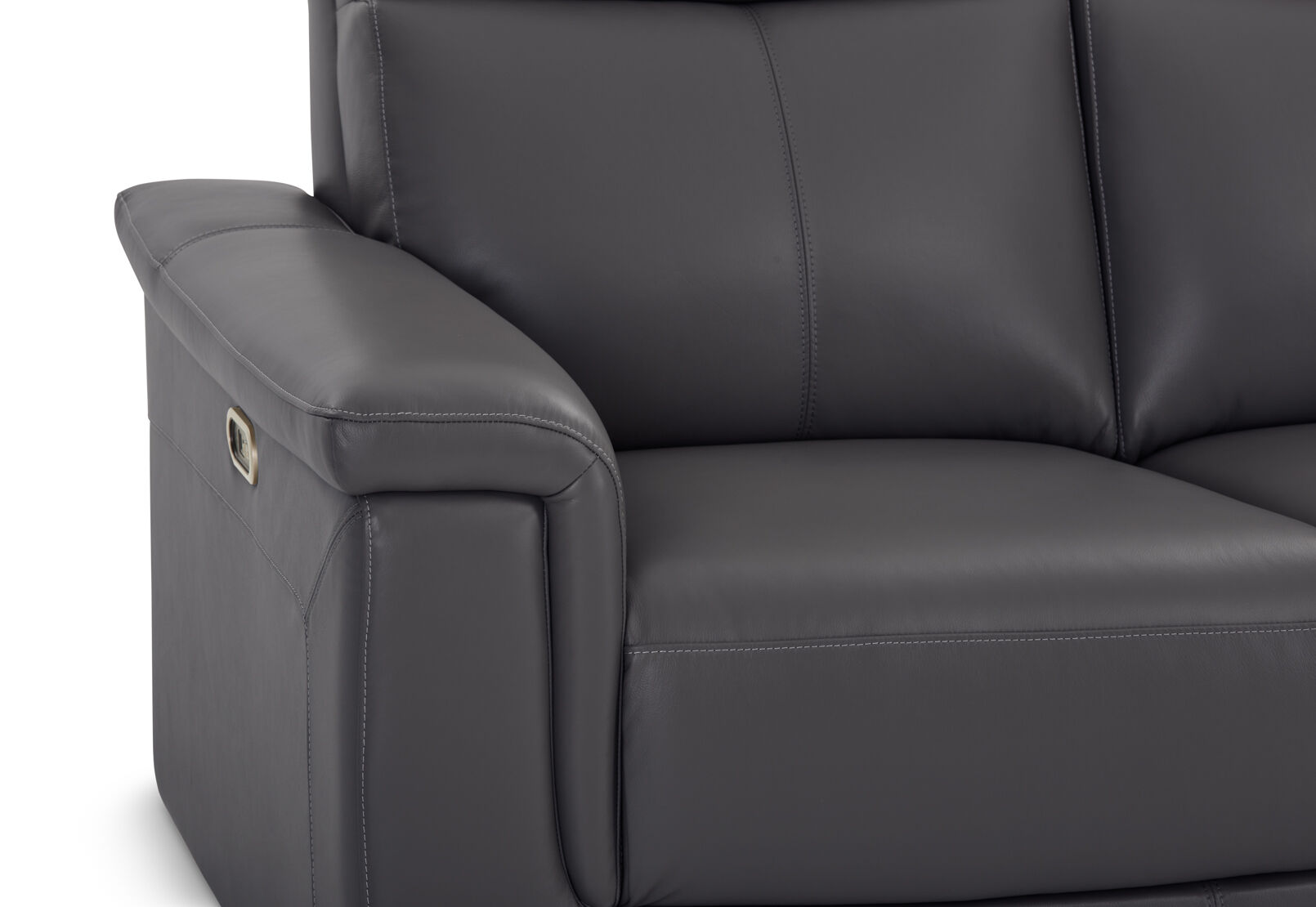 SERGIO LEATHER - 2 Seater with Electric Recliners SERGIO LEATHER