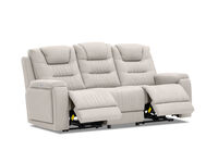 AGASSI FABRIC - 3 Seater with Dual Motor Recliner AGASSI FABRIC