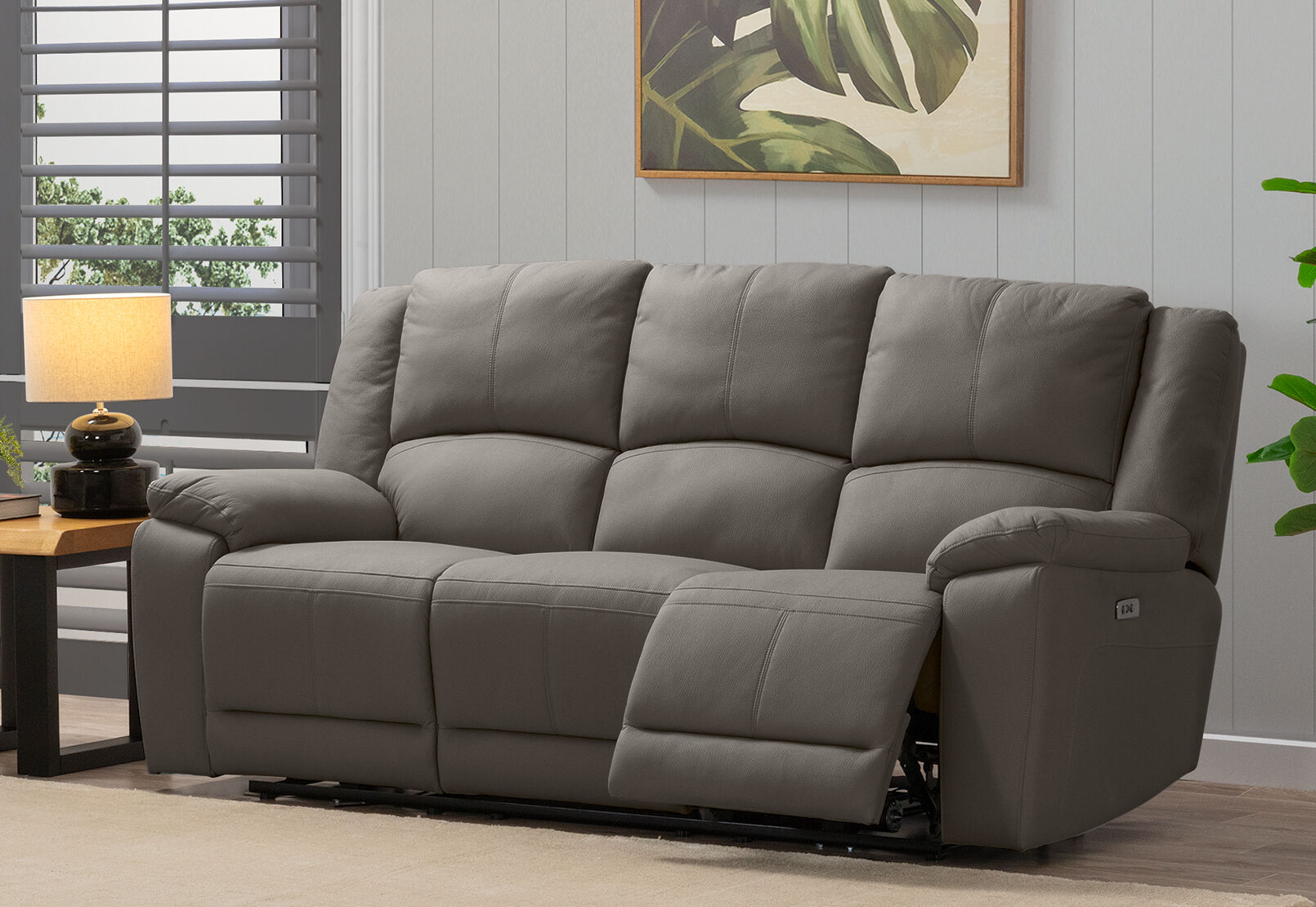 RODDICK FABRIC - 3 Seater with Electric Recliners RODDICK FABRIC