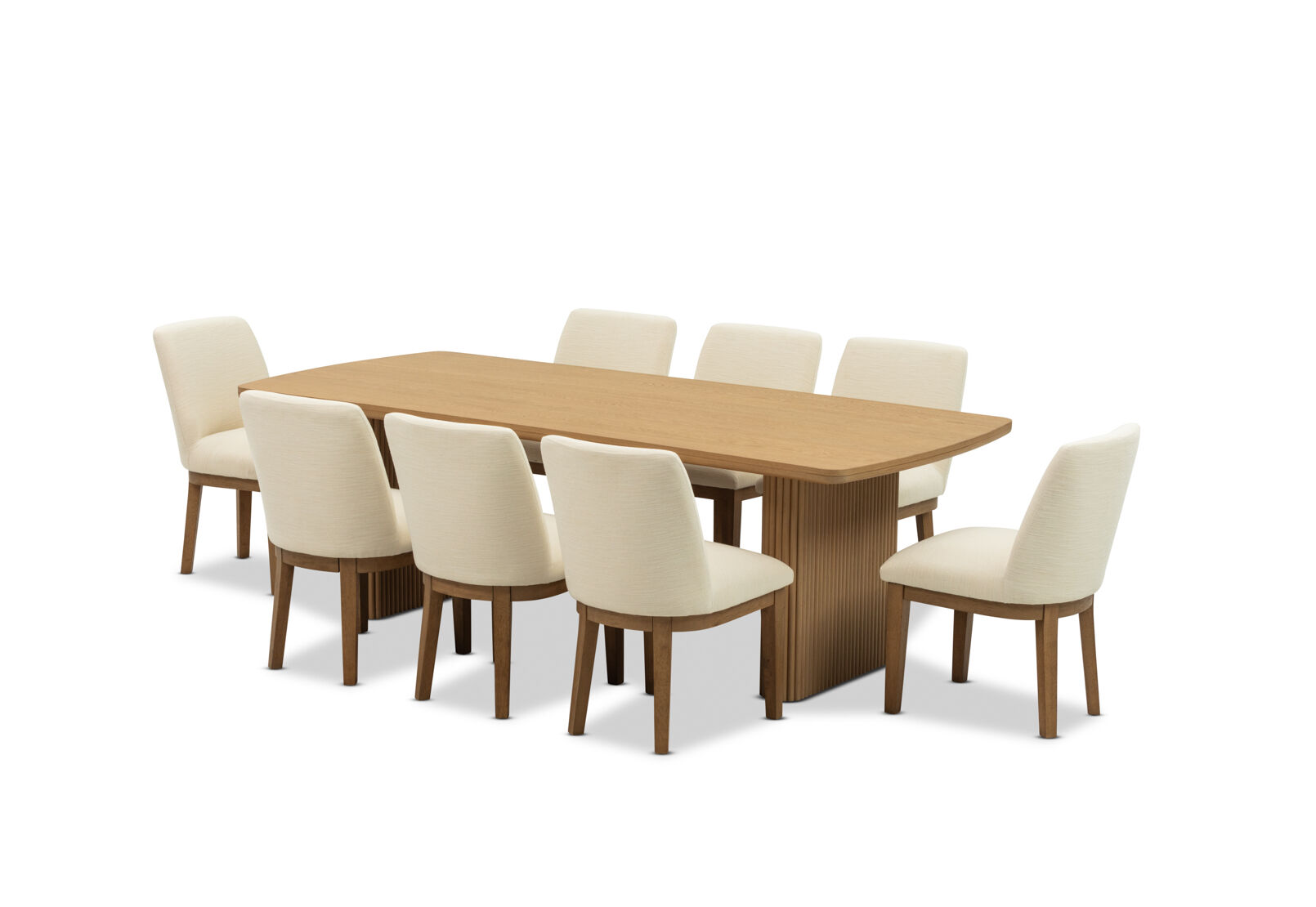 MIRAN - 9 Piece 2100 Dining Suite with Cora Chairs MIRAN
