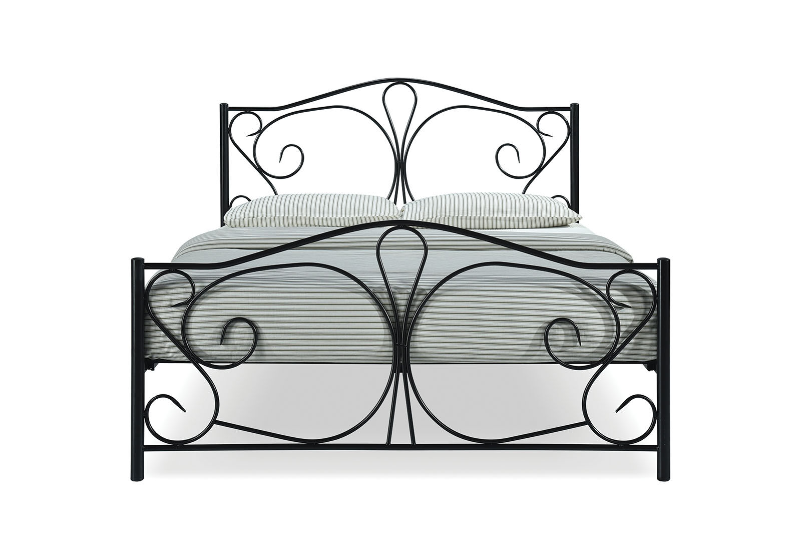 BLACK ABINGDON Queen Bed Amart Furniture