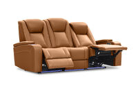 SENTINAL MK2 LEATHER - 3 Seater with 2 Electric Recliners SENTINAL MK2 LEATHER