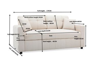 VAUGHAN - 3 Seat Sofa