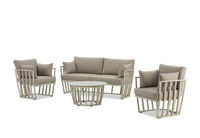 CARMELITA - 4 Piece Outdoor Lounge Setting CARMELITA