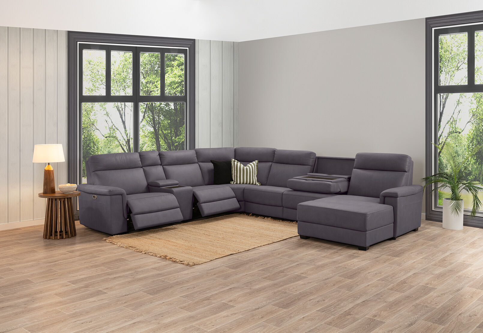 SERGIO FABRIC - 6 Seater RHF Corner SERGIO FABRIC
