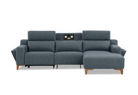 GAGE FABRIC - 3 Seater Sofa with Electric Recliner & RHF Chaise GAGE FABRIC
