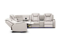 SENTINAL MK2 LEATHER - 4 Piece Corner with RHF Console SENTINAL MK2 LEATHER