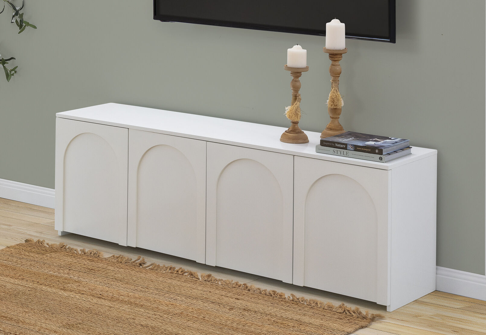 White gloss tv unit amart hot sale