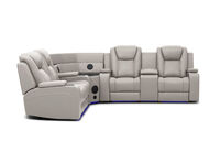 SENTINAL MK2 LEATHER - 4 Piece Corner with RHF Console SENTINAL MK2 LEATHER