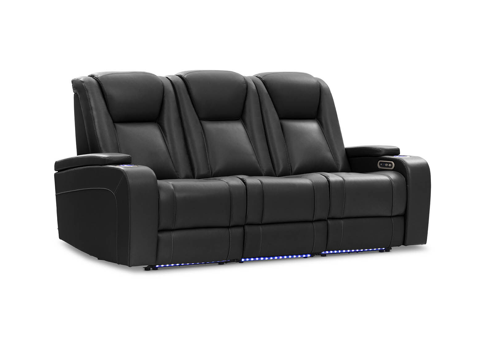 SENTINAL MK2 LEATHER - 3 Seater with 2 Electric Recliners SENTINAL MK2 LEATHER