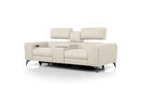 SINATRA LEATHER - Media 2 Seater with Inbuilt Electric Recliners SINATRA LEATHER