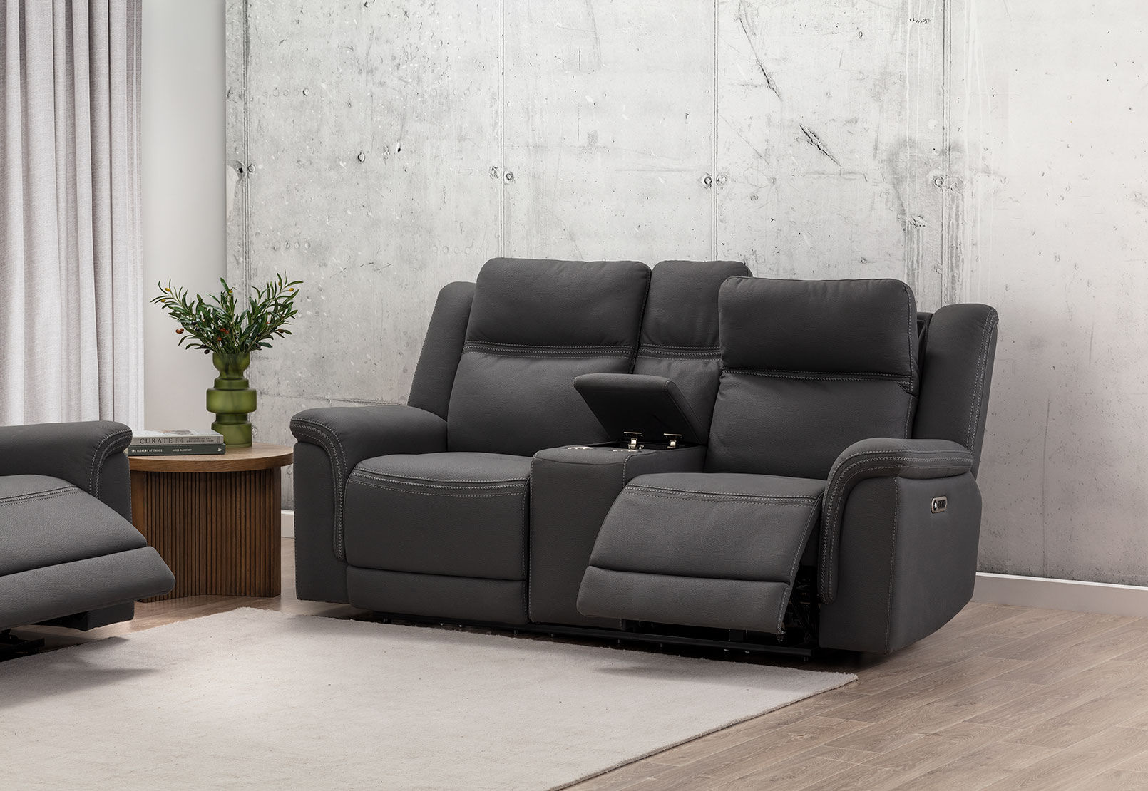 WOLFGANG FABRIC - 2 Seater Electric Recliner WOLFGANG FABRIC