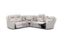 SENTINAL MK2 LEATHER - 4 Piece Corner with RHF Console SENTINAL MK2 LEATHER