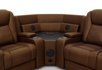 SENTINAL MK2 LEATHER - 5 Piece Corner with LHF Console SENTINAL MK2 LEATHER