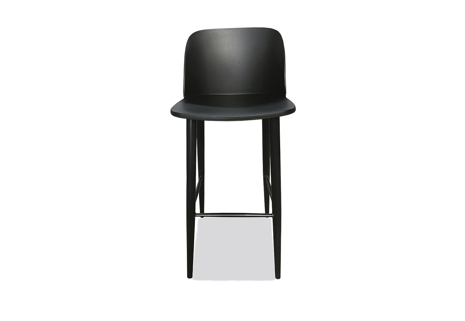 BLACK MIRA Set of 2 Black Bar Stools Amart Furniture