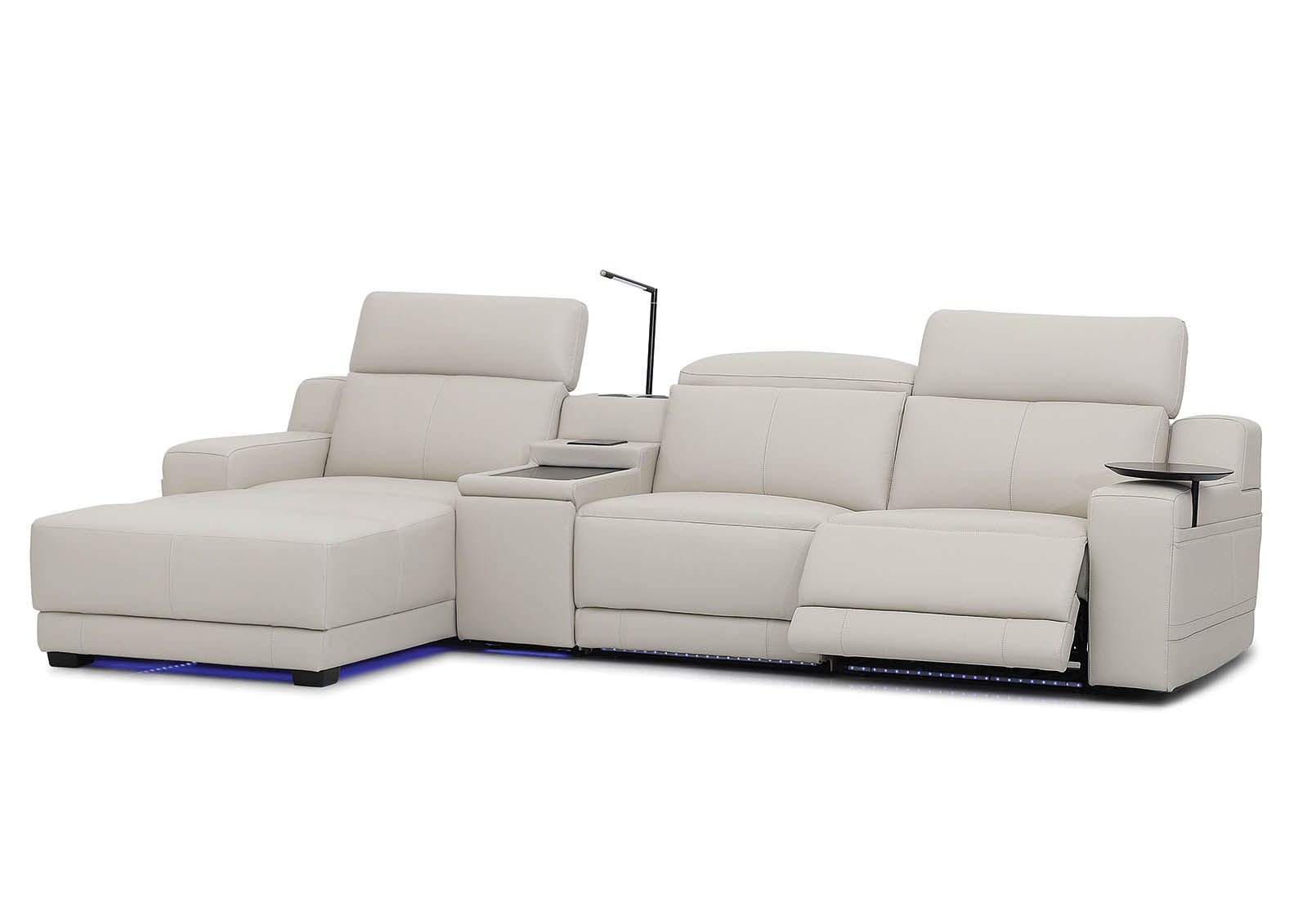 CASSIUS MK2 LEATHER - 3 Seater LHF Chaise CASSIUS MK2 LEATHER