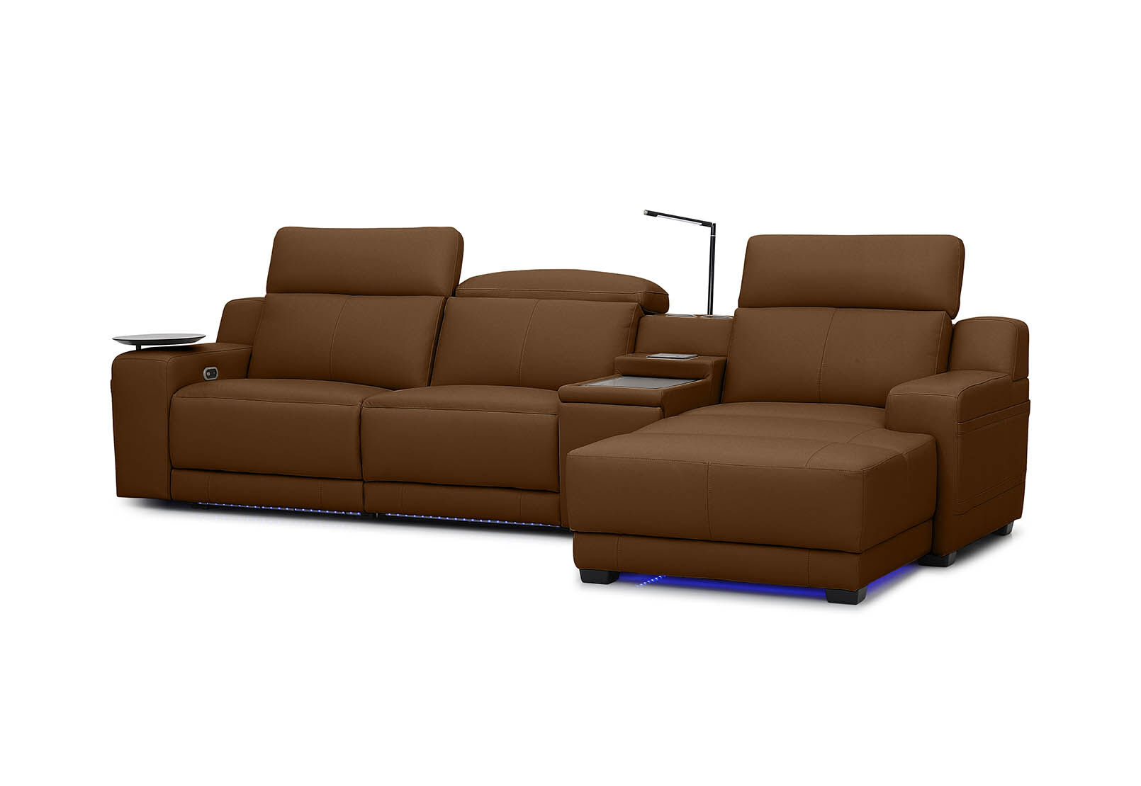 CASSIUS MK2 LEATHER - 3 Seater RHF Chaise CASSIUS MK2 LEATHER