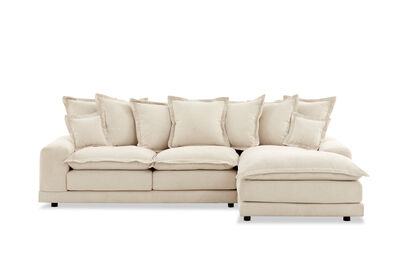 SITA FABRIC - 3 Seater Sofa with RHF Chaise ( Fabric)