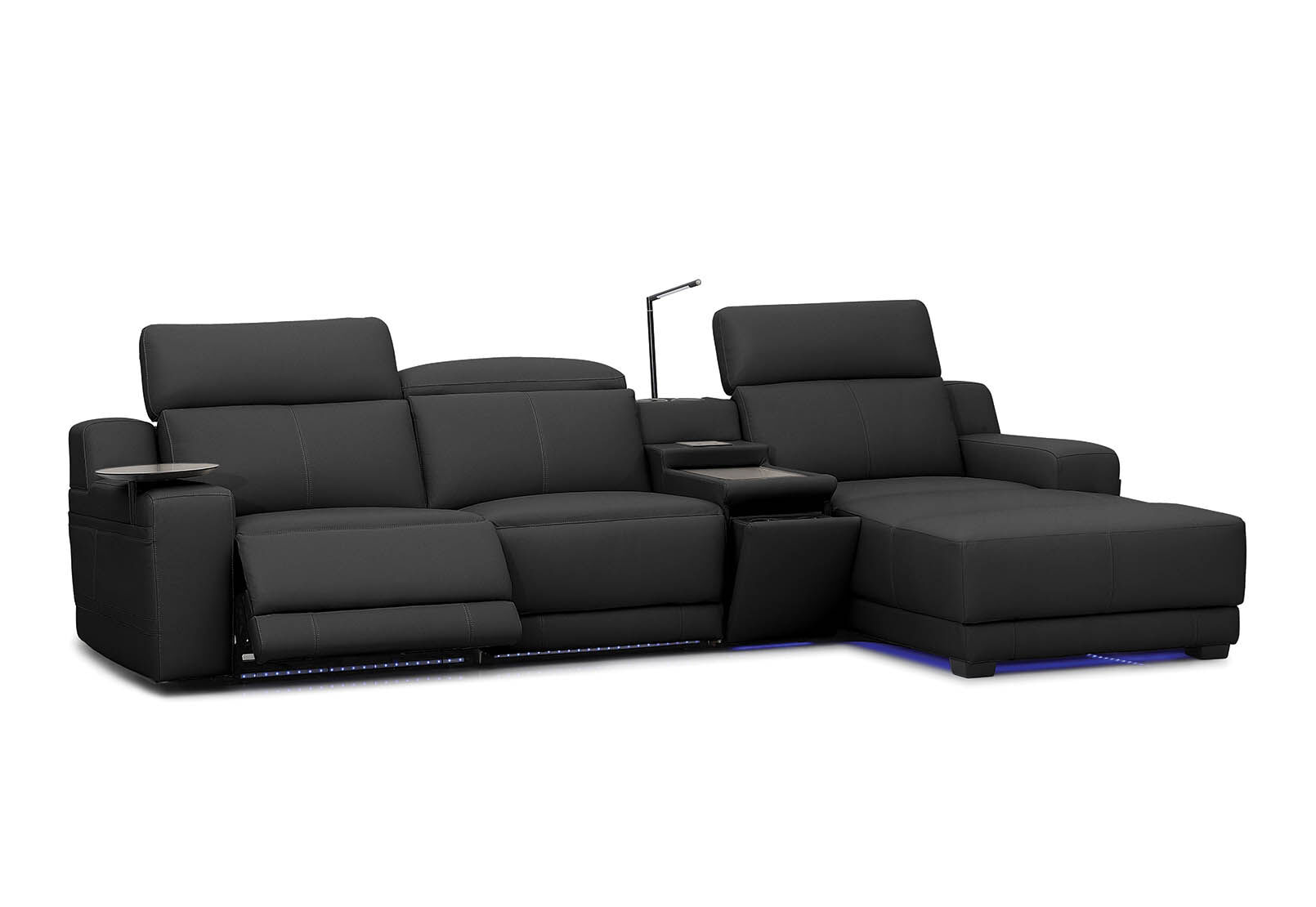 CASSIUS MK2 LEATHER - 3 Seater RHF Chaise CASSIUS MK2 LEATHER