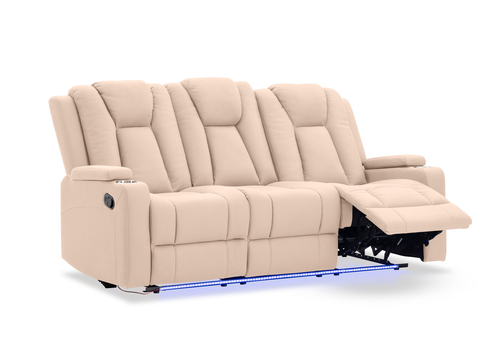 TRAVIS FABRIC - 3 Seater with Recliners TRAVIS FABRIC