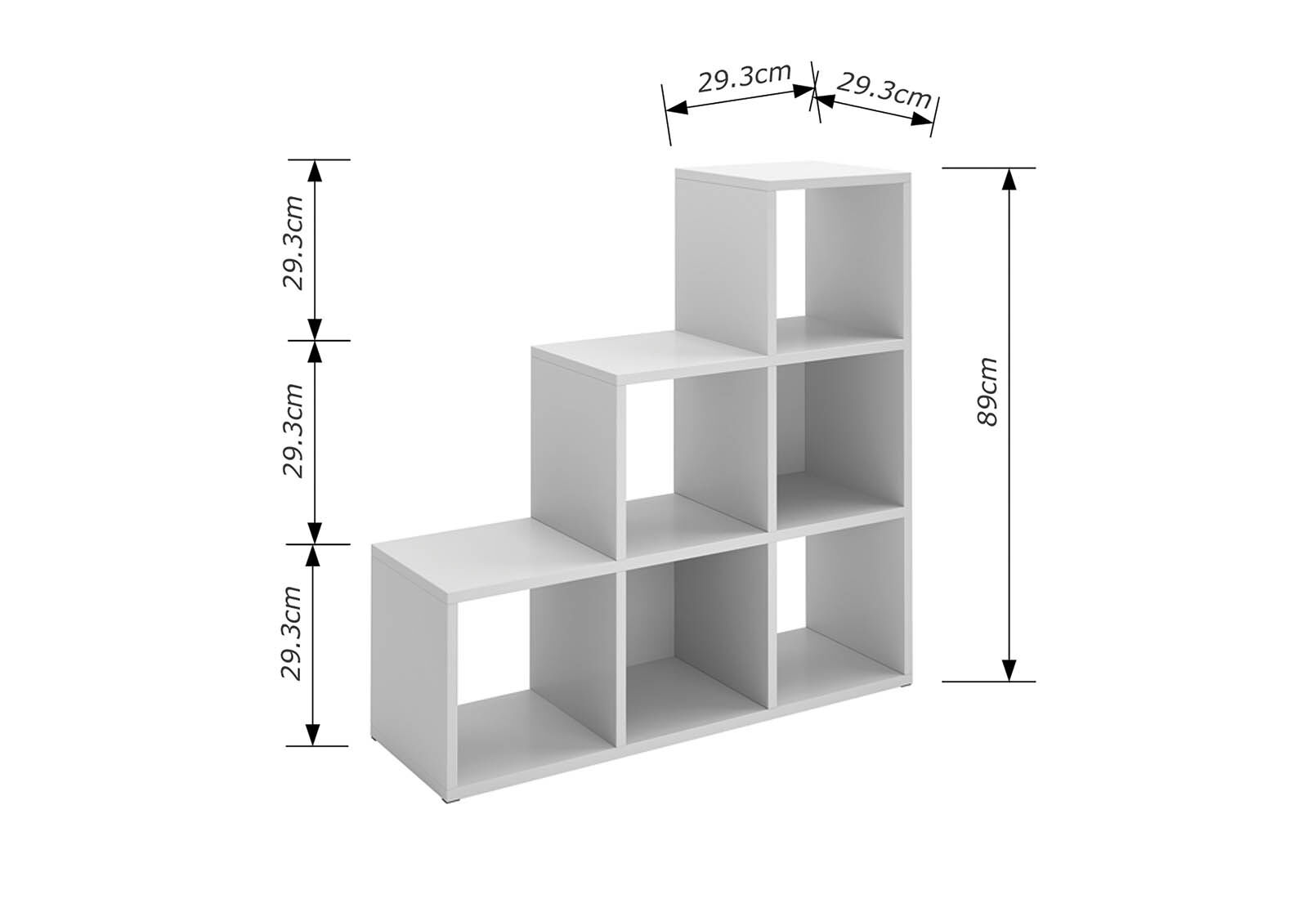 RAYMOND 6 Cube Step Bookcase