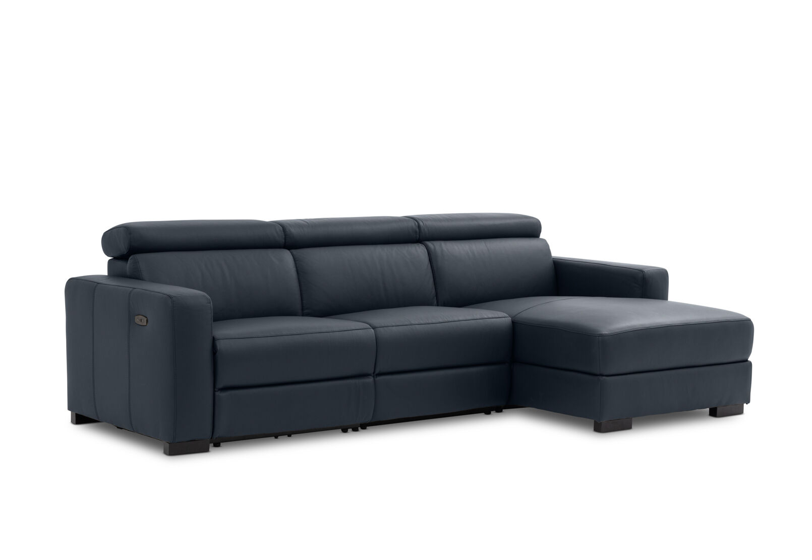 DAMIAN LEATHER - 3 Seater Sofa with RHF Chaise DAMIAN LEATHER