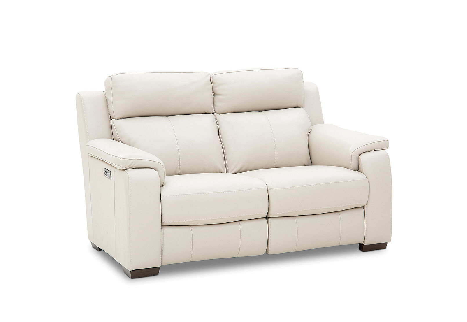 CAPELLO - Leather 2 Seater Sofa with 2 Inbuilt Electric Recliners CAPELLO