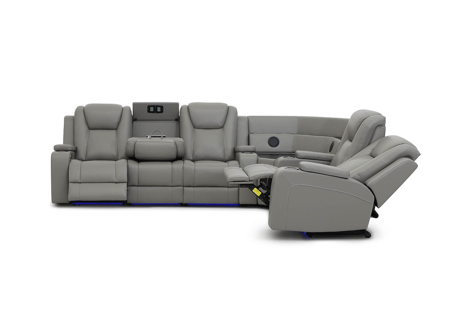 SENTINAL MK2 LEATHER - 5 Piece Corner with LHF 3 Seater SENTINAL MK2 LEATHER