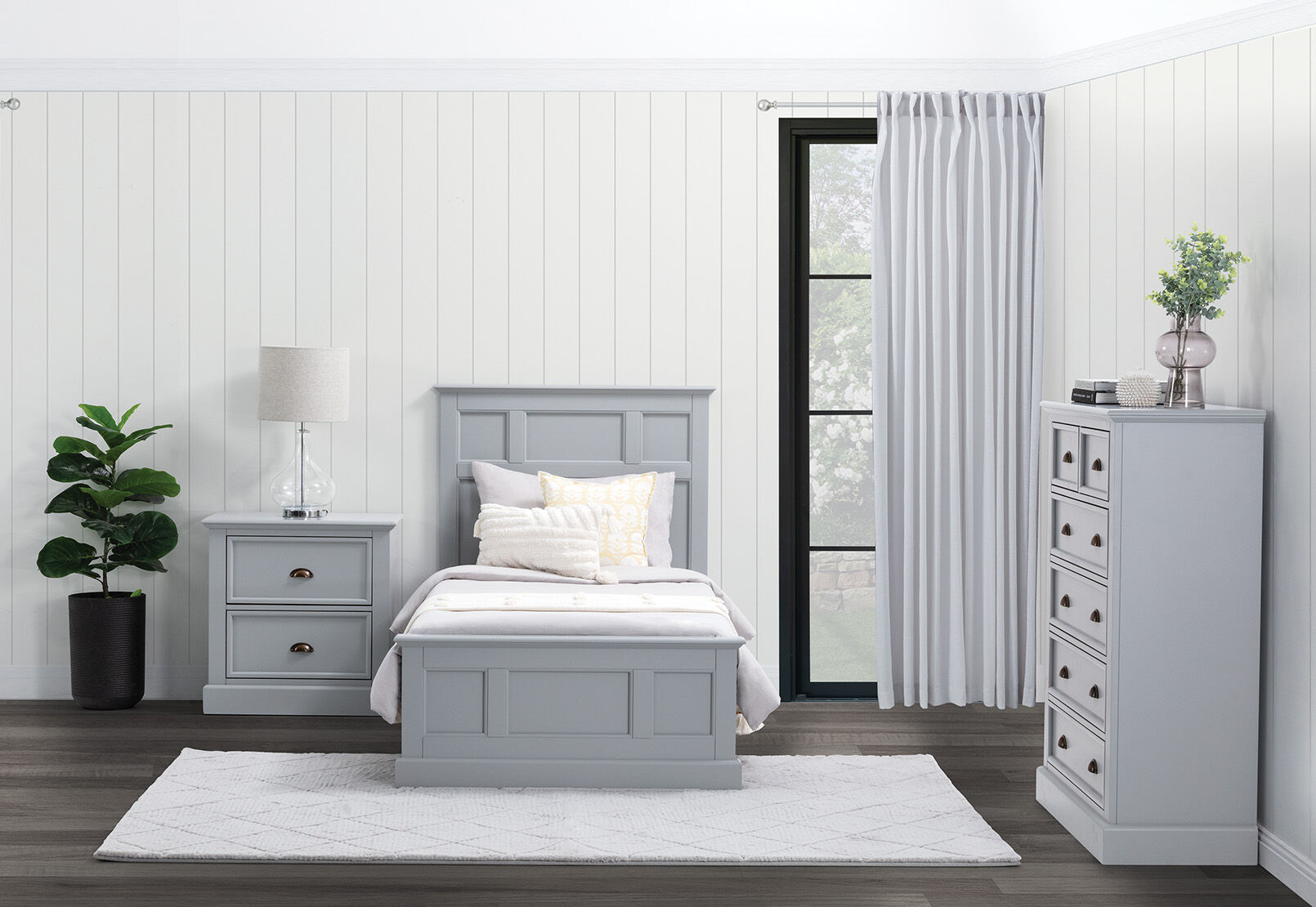 CHRYSTELLE - King Single Bed CHRYSTELLE