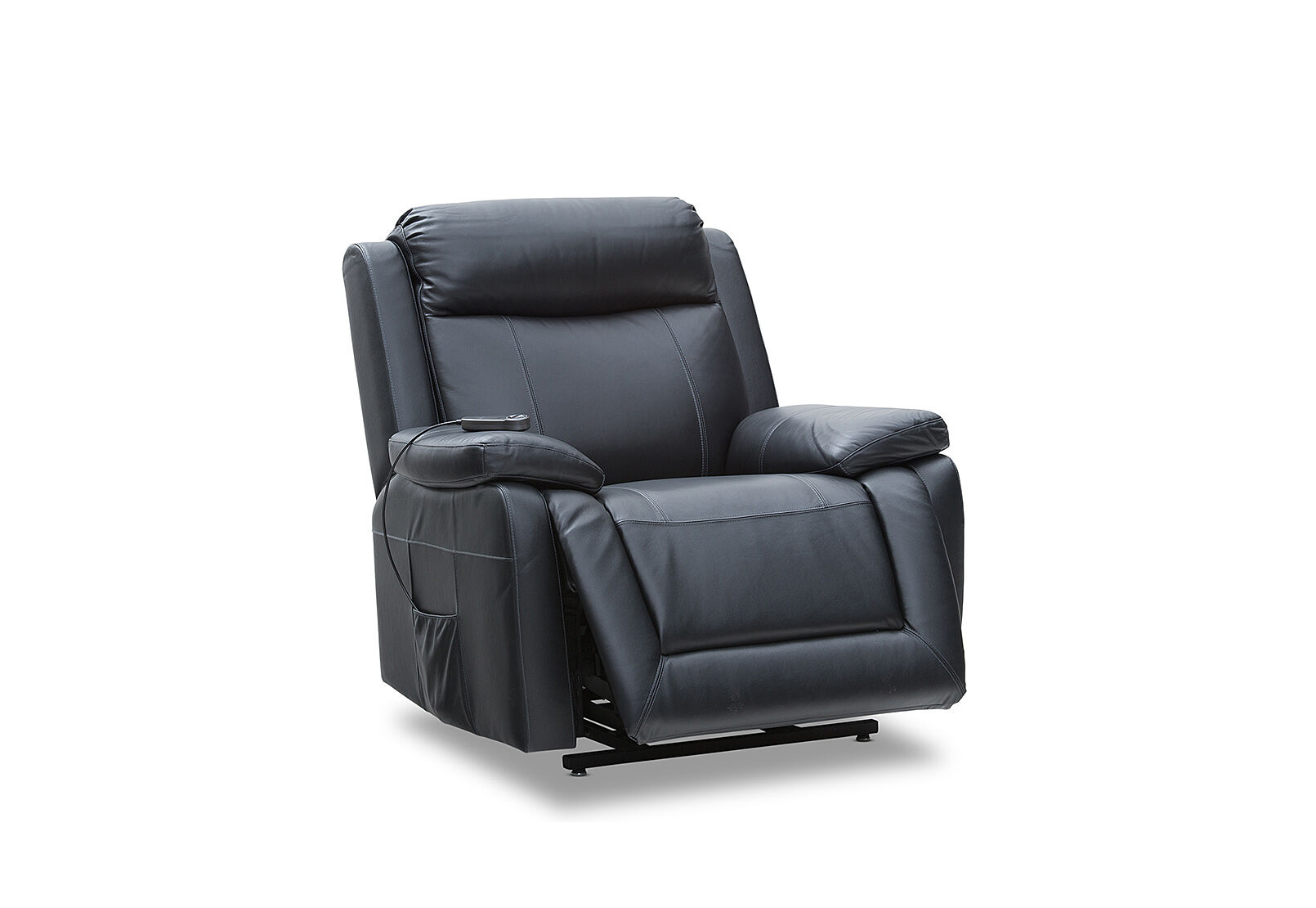 black san marco leather electric lift chair  amart furniture