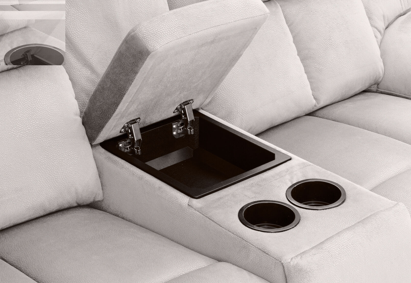 LEBRON FABRIC - Corner with Recliners LEBRON FABRIC