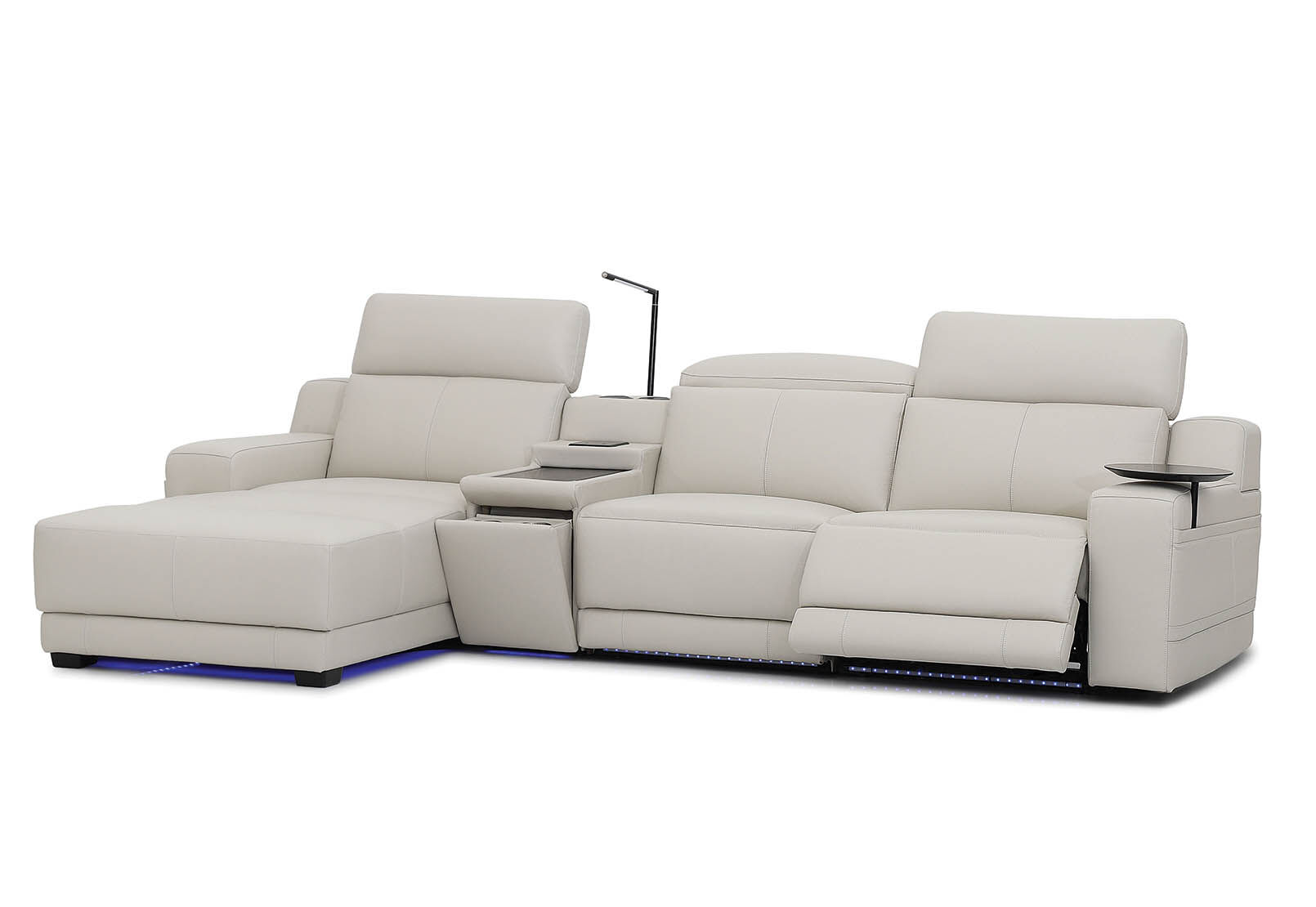 CASSIUS MK2 LEATHER - 3 Seater LHF Chaise CASSIUS MK2 LEATHER