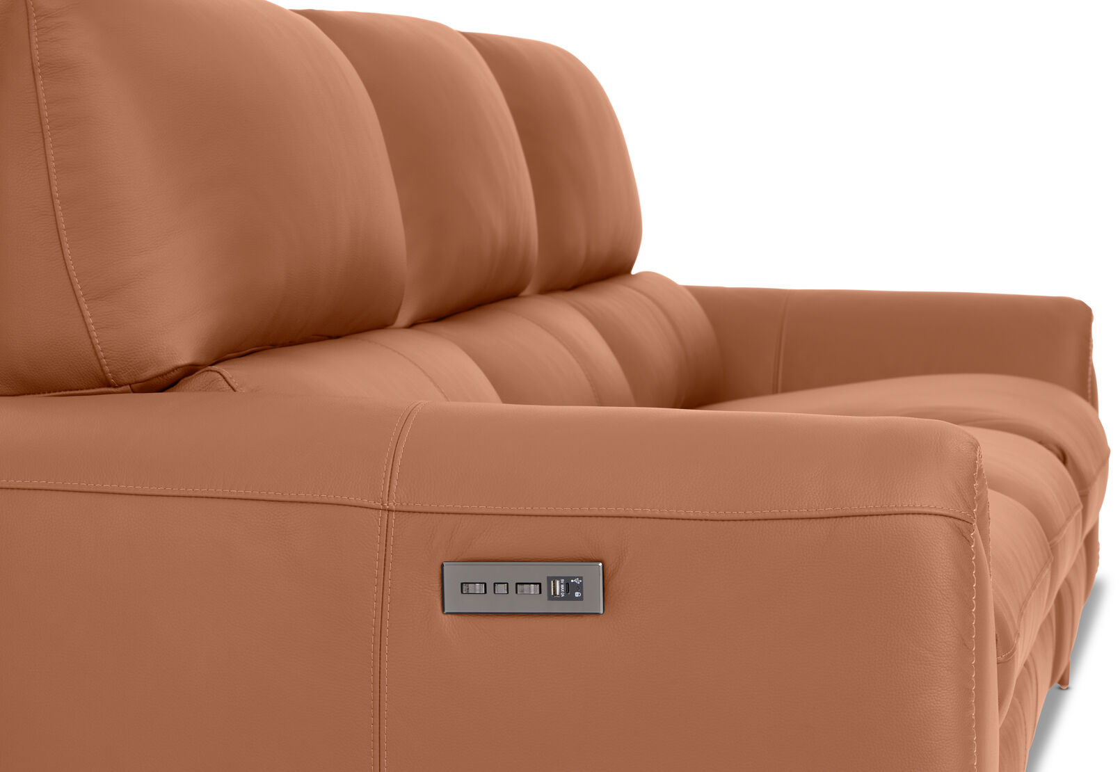 DOMINICO LEATHER - 3 Seater Electric Recliners DOMINICO LEATHER