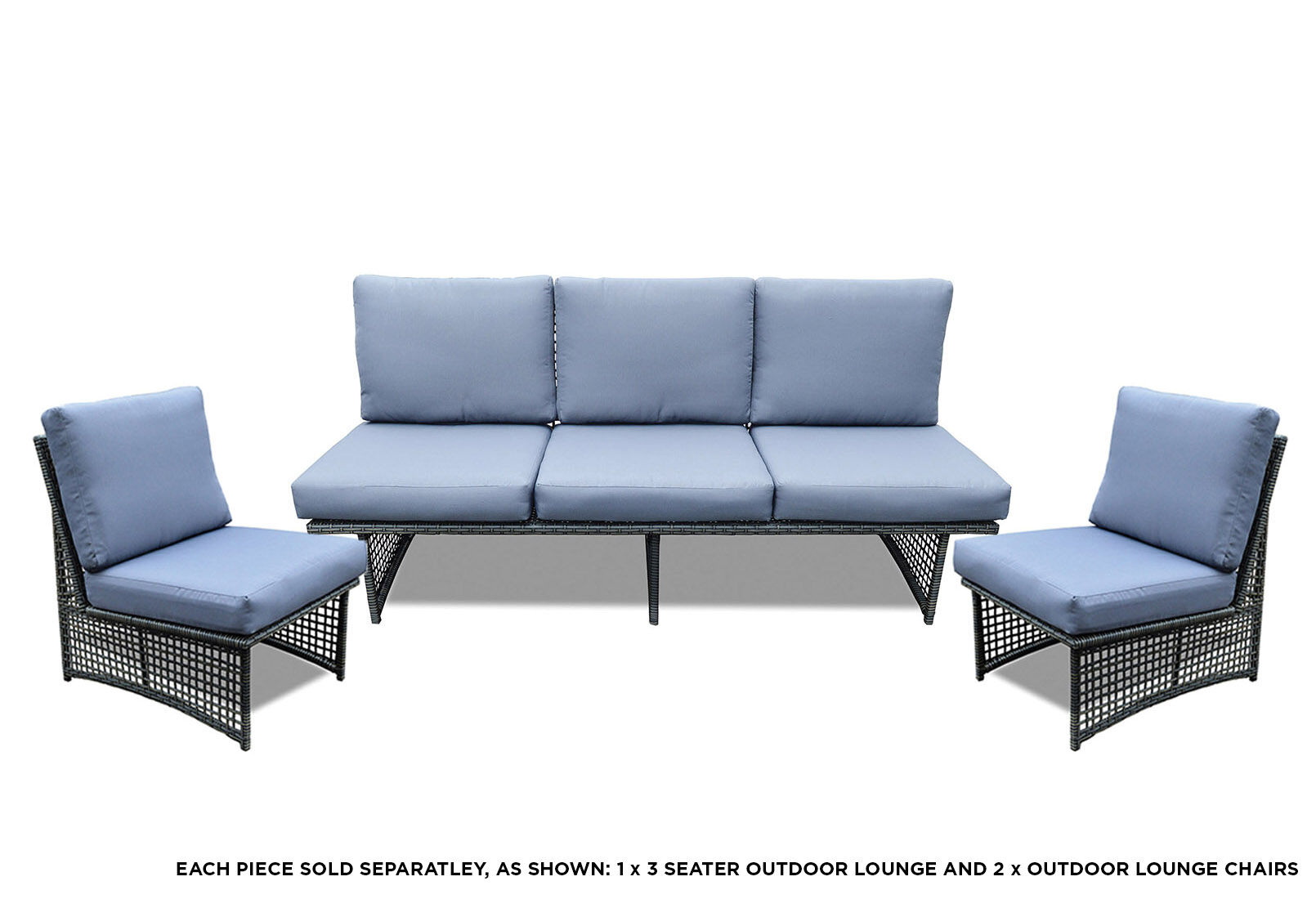 Grey Azalea Outdoor Lounge Chair Amart Furniture