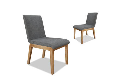 ABBOT - Set of 2 Dining Chairs