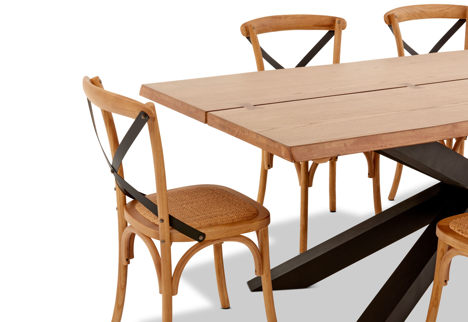 EVENDALE - 7 Piece Dining Suite with Avantee Dining Chairs. EVENDALE