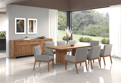 ROMULUS - 9 Piece Dining Suitewith Lazarus Dining Chairs