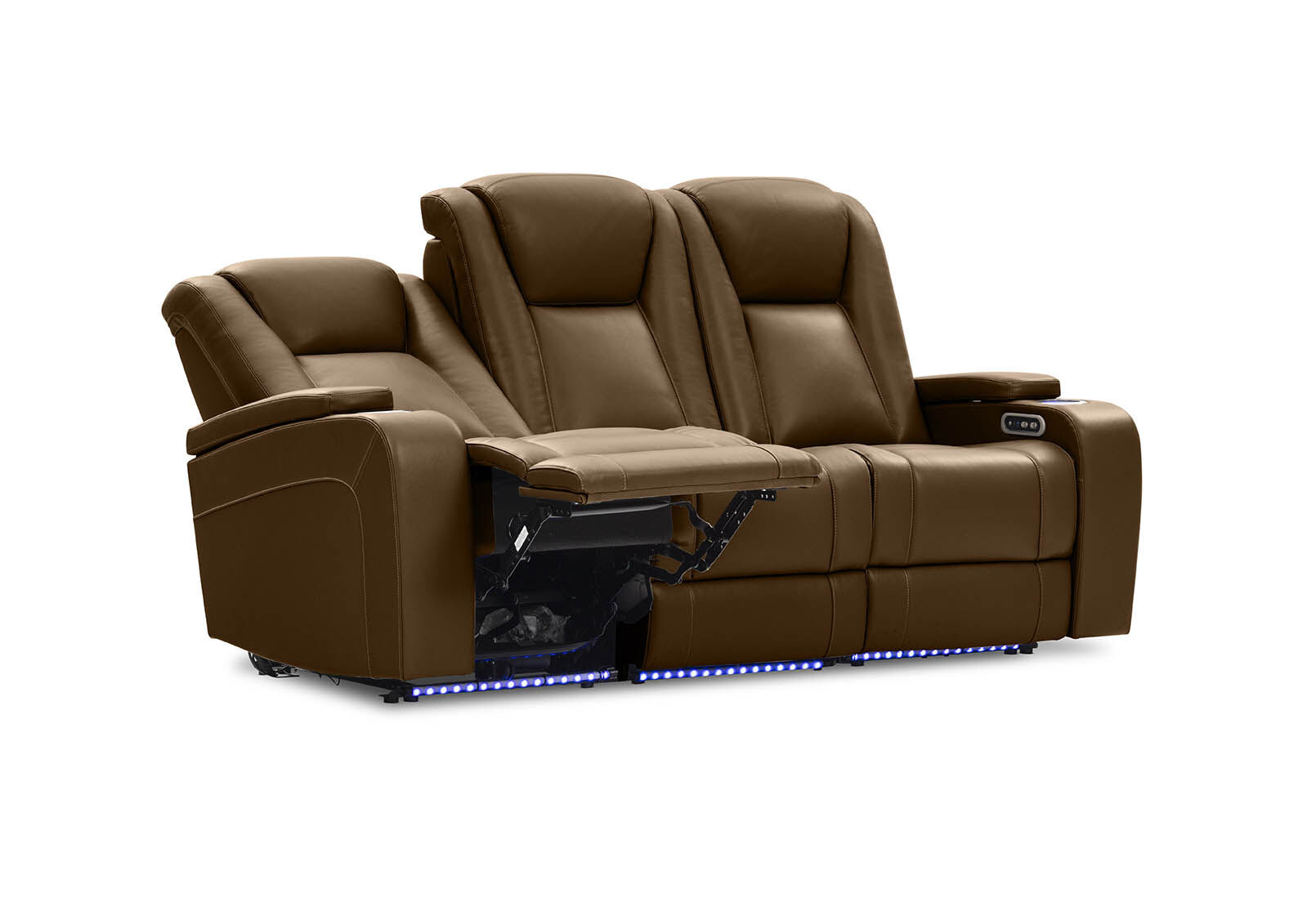SENTINAL MK2 LEATHER - 3 Seater with 2 Electric Recliners SENTINAL MK2 LEATHER