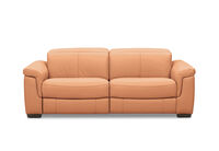 LUCIANO - Leather 2.5 Seater Sofa with 2 Electric Recliners LUCIANO