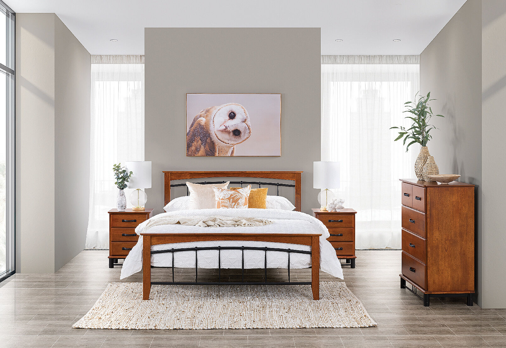 Kirsty 4 Piece Double Bedroom Suite Amart Furniture