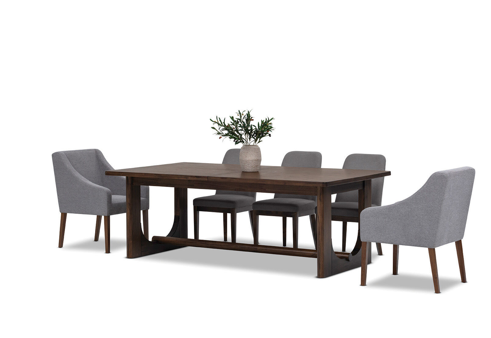 NICCOLO - 9 Piece Extension Dining Suite with 2 Volante and 6 Santino Dining Chairs NICCOLO